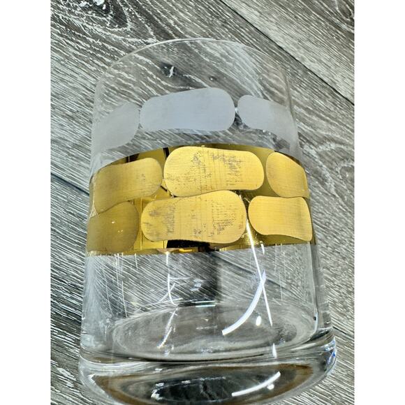 Michael Wainwright Truro Gold Double Old Fashioned Tumbler Lowball 13.2oz - Picture 4 of 11